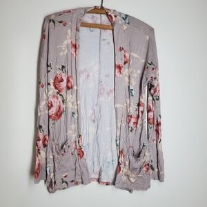 Maunces Lightweight Soft Rose Cardigan. Size S